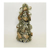 Albero di natale decorato altezza 40 cm - colore platino