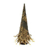 Albero di natale decorato altezza 60 cm - colore marrone/rame