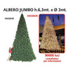 Albero di Natale Jumbo Misterpino altezza 630 cm - 90000 luci