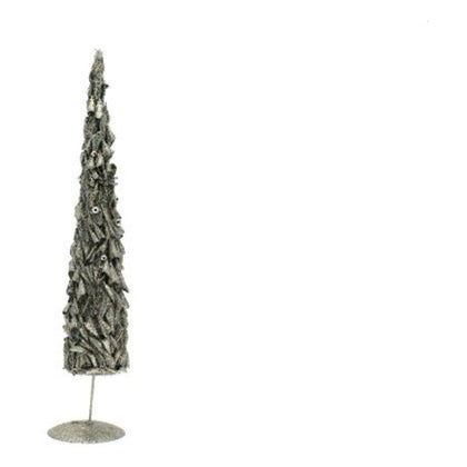 Albero di natale decorato altezza 65 cm - colore champagne