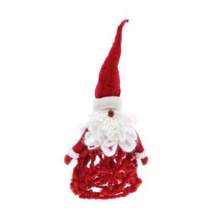 Babbo natale altezza 35 cm - colore rosso/bianco - decorazione natalizia