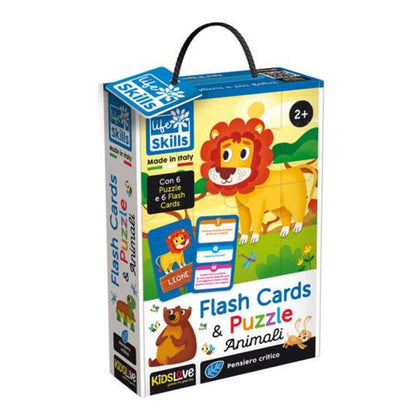 Baby Puzzle + Flash Cards Gli Animali - gioco per bambini