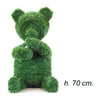 Orso in abete natalizio altezza 70 cm - decorazione natale