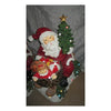 Babbo natale seduto con Led - decorazione natalizia - soprammobile