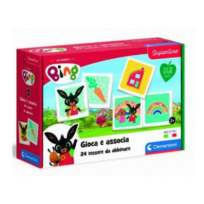 Bing Gioca e Associa - 24 tessere da associare - gioco da tavolo per bambini