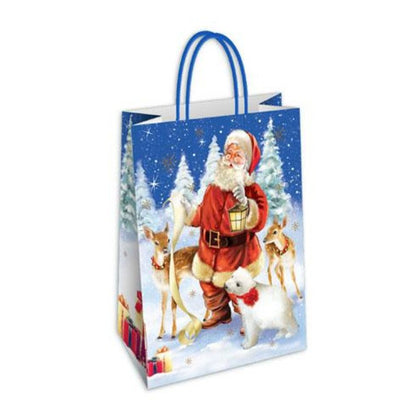 25 Buste regalo shopper natalizie portillo 54x14x50 cm 120 gr