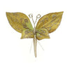 12 Farfalle Medium - colore oro - addobbo natalizio decorazione