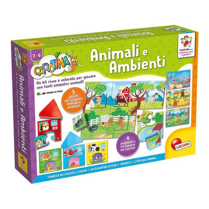 Lisciani Carotina. Maxi animali e ambienti - Gioco educativo didattivo