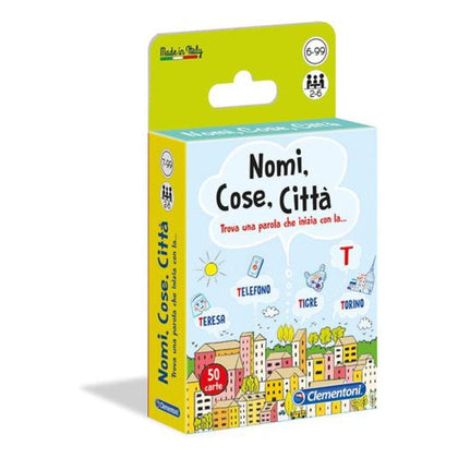 Carte Nomi, Cose, Citta' - Trova La Parola Che Inizia.. - Gioco didattivo