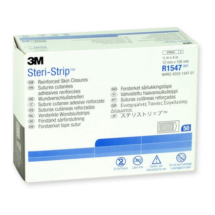 Steri-Strip 3M - 100 X 12 mm - 300 Pz. (50 Buste da 6 Pz.)