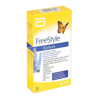 Strisce Glucosio Abbott Freestyle Optium - Conf. 25 Pz.