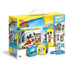 Cubi 12 multi play Michey and the road - Puzzle 12 pezzi per bambini