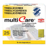 STRISCE TRIGLICERIDI per MULTICARE - conf. 25 pz.