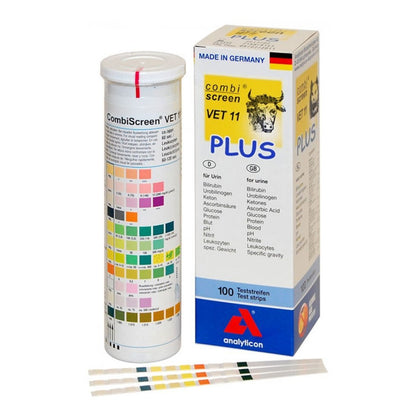 Strisce Urina Veterinaria - 11 Parametri - Conf. 100 Pz.