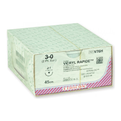 Sutura Assorbibile Ethicon Vicryl Rapid - 3/0 - Conf. 36 Pz.