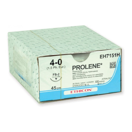 Sutura Monofilamento Ethicon Prolene - 4/0 Ago 19 mm - 75 cm - Conf. 36 Pz.