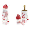 Scatola regalo natalizia snowman 40 cm - colore rosso/bianco