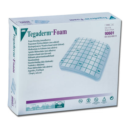 Tegaderm 3M Foam 10X10 cm - Non Adesivo - Conf. 10 Pz.