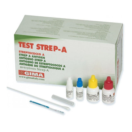 Test Strep-A - Streptococco - Striscia - Conf. 25 Pz.