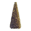 Albero di natale modello fantastico - colore oro - altezza 55 cm