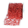 Nastro a rete natalizio 274 cm - colore rosso - addobbo decorazione natale