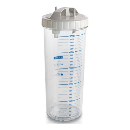 Vaso 5 Litri con Coperchio - Autoclavabile a 134°C - 1 Pz.