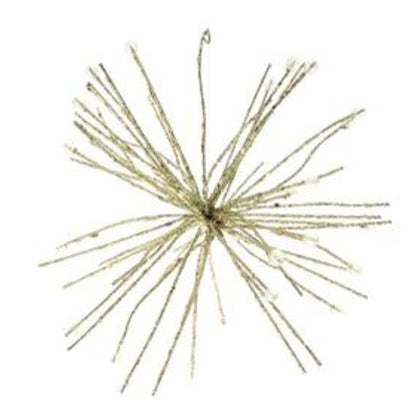 Sfere Palle a ricci per albero di natale Ø24  cm - oro - addobbo decorazione natalizia