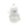 Pupazzo di neve natalizio h55 cm - colore bianco - decorazione addobbo natale