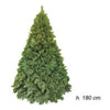 Albero abete di natale classico - colore verde - altezza 180 cm