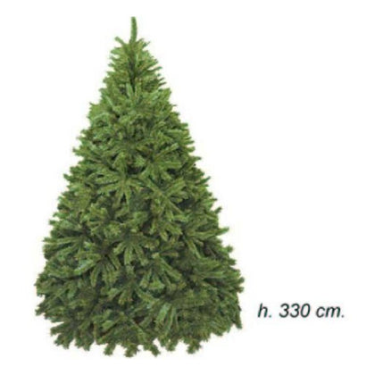 Albero abete di natale classico - colore verde - altezza 330 cm