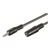 Cavo Jack Audio 3,5 mm 3 Metri Maschio/Femmina - Nero EW-220200-030-N-P