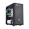 Case Mini-Tower No Psu Fobia L4 Blk 1Usb3 2Usb2 Vetro Temperato Rgb Fan