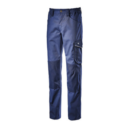 Pantalone da Lavoro con Rifrangenti e Tasche per Utensili - Rock - Blu