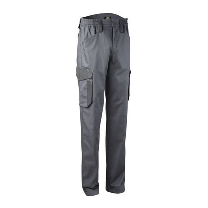 Pantalone da Lavoro con Tasche Laterali e Rifrangenti - Staff - Grigio