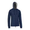 Felpa con Cappuccio Zip e Tasconi - Athena Blu Navy