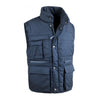 Gilet da Lavoro con Zip e Tasche Antares - Cotone e Poliestere - Blu