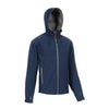 Giubbino con Cappuccio e Tasche - Interno in pile - Softshell Drake - Blu Navy