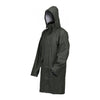 Cappotto Giaccone Impermeabile con Cappuccio Lluvia - Verde