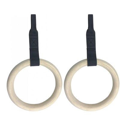 Kit coppia anelli in legno con cinghie per FST Double