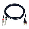 Cavo Audio 2 Rca - 2 Jack 6.3 Ca 8271M