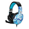 Cuffie Microfono Camouflage Blu (Tm-Fl1-Camblu) Gaming