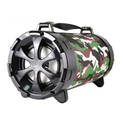 Cassa Mini Speaker Wireless Portatile Bluetooth Boom Box Camouflage Nera