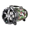 Cassa Mini Speaker Wireless Portatile Bluetooth Boom Box Camouflage Nera