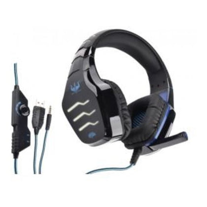 Cuffia con Microfono Gt 86Bl Led Blu Gaming