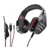 Cuffia con Microfono Gt 86R Led Rosso Gaming