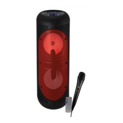 Cassa Audio Bluetooth Micro SD USB 200 Watt LED RGB - HPS T252R Rosso