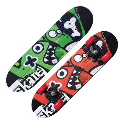 TRIBE MONSTERS - Skateboard - acero multistrato - 60x15 cm