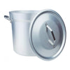 Pentola tipo nord in alluminio a gradino con coperchio -  Ø36xh36 cm - 36,5 litri