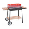Barbecue in Acciaio a Carbone con Ruote - Excelsior - 63x43xh88 cm
