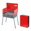 Barbecue a CarboneRichiudibile in Valigetta Portatile Happy - 41x30xh48 cm